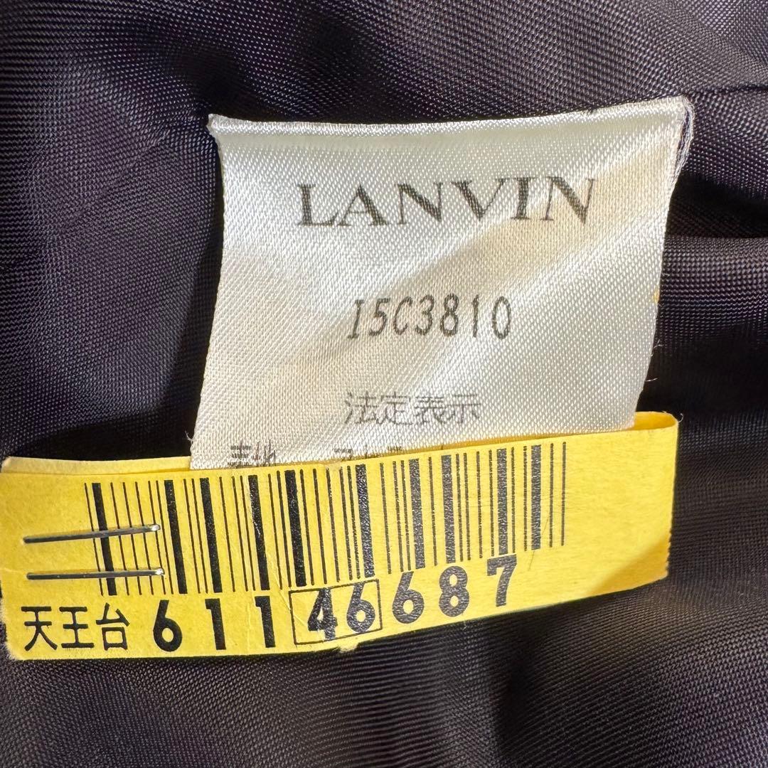 LANVIN COLLECTION トレンチコート 黒 38 M