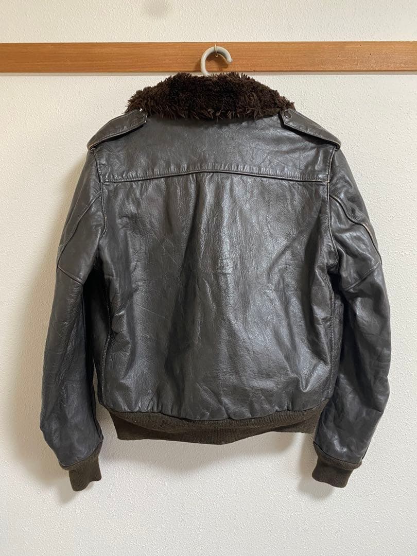 Schott フライトジャケット レザー ボア襟 サイズ40