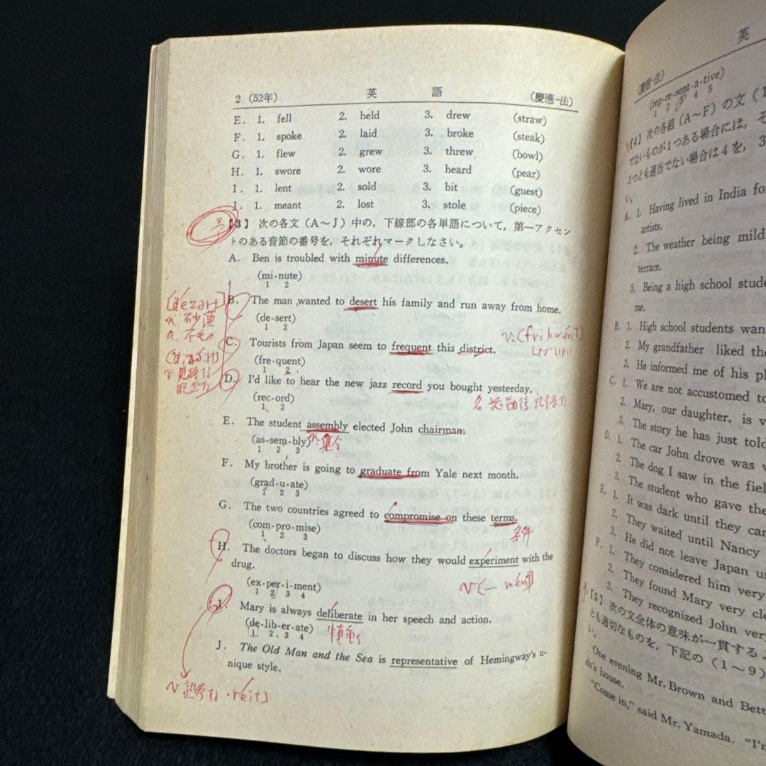 慶應義塾大学　法学部　1981年版　赤本 教学社