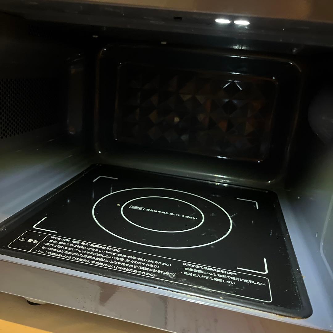 電子レンジ SX-18D132 ブラック 取扱説明書付き