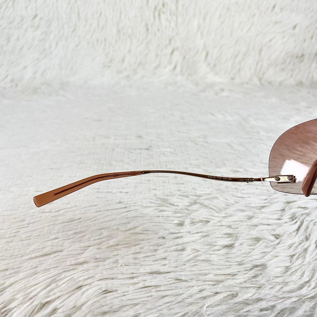 美品　FENDI　フェンディ　サングラス　SL7410　ズッカ　ブラウンレンズ