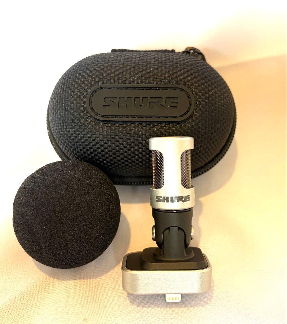 【極美品】SHURE MV88 ステレオコ￼ンデンサーマイク￼【非売品ポーチ付】