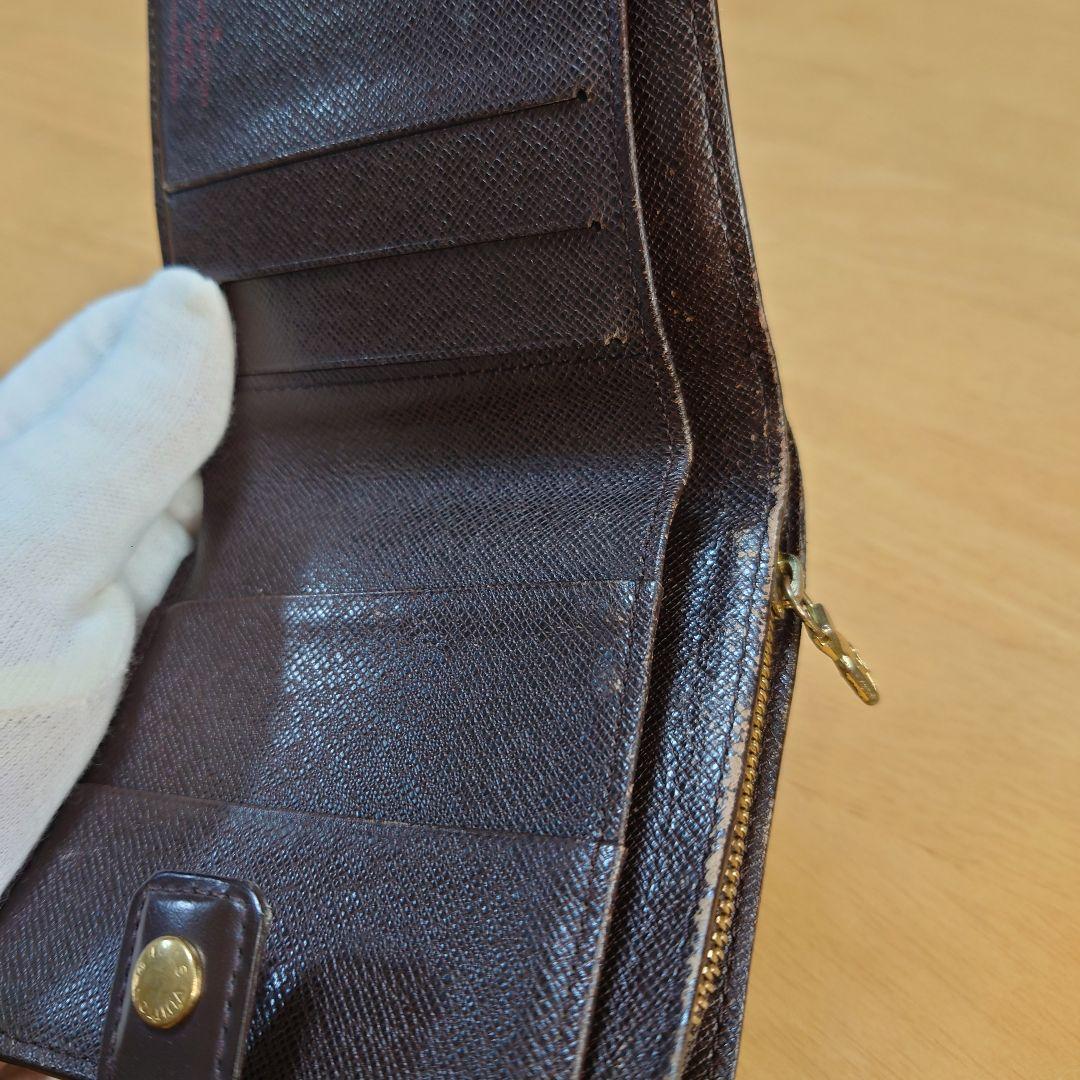 ルイ ヴィトン ダミエ コンパクト ジップ LOUIS VUITTON 折り財布