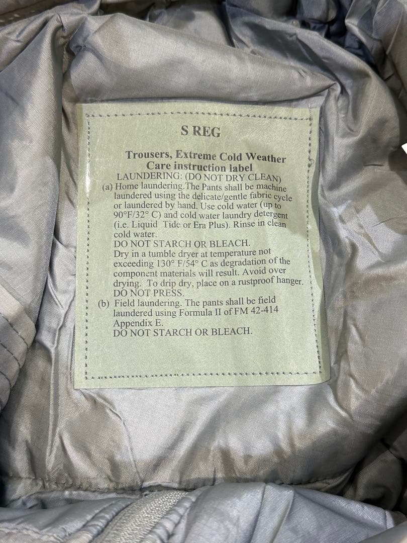 新品デッド米軍ワイルドシングス製Level7パンツS 米軍 特殊部隊プリマロフト