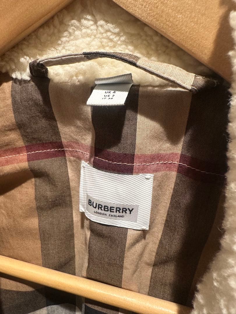 Burberry テディベアコート　美品！