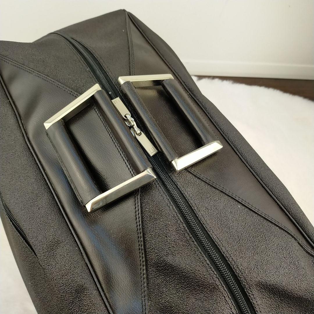 ✨️未使用級✨️dunhill　ボストンバッグ　レザー　2way 黒　鍵付き