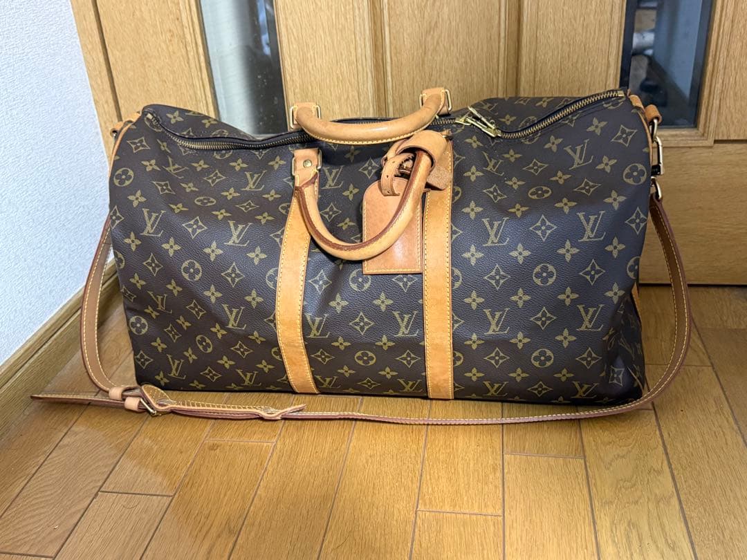 ルイヴィトン LOUIS VUITTON キーポル50 バンドリエール 美品