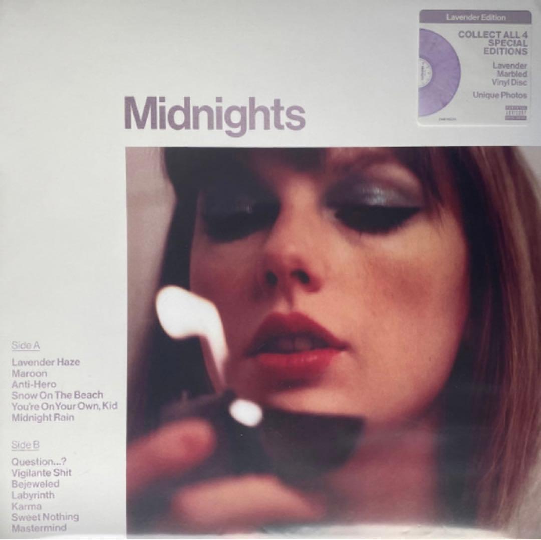 Taylor Swift Midnights レコード LP テイラースウィフト