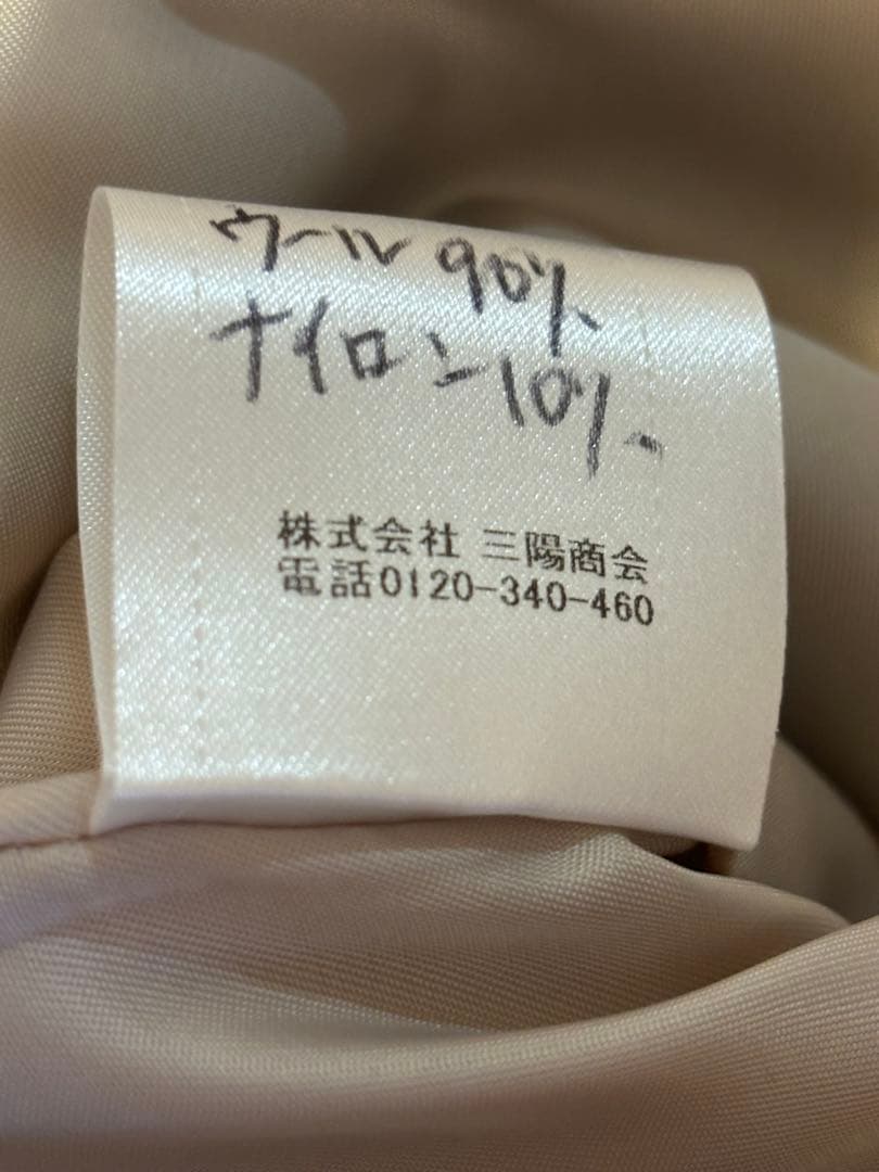 BLUE LABEL CRESTBRIDGE トレンチコート 38 ウール