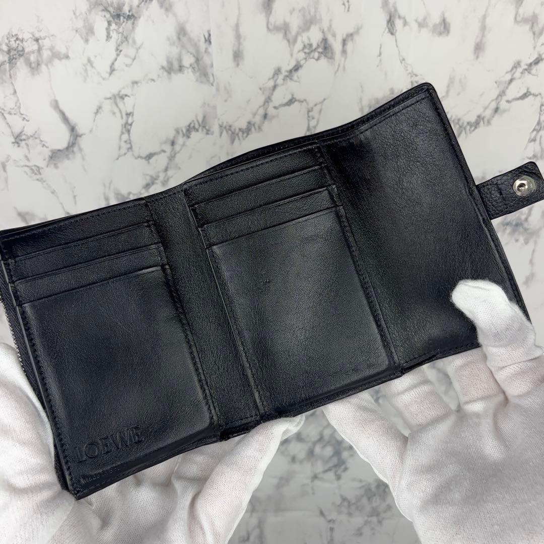 110 LOEWE バーティカルウォレット　三つ折り財布