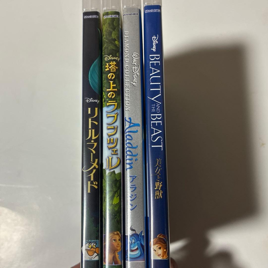 ディズニープリンセス　４作品 MovieNEX ブルーレイディスクのみ