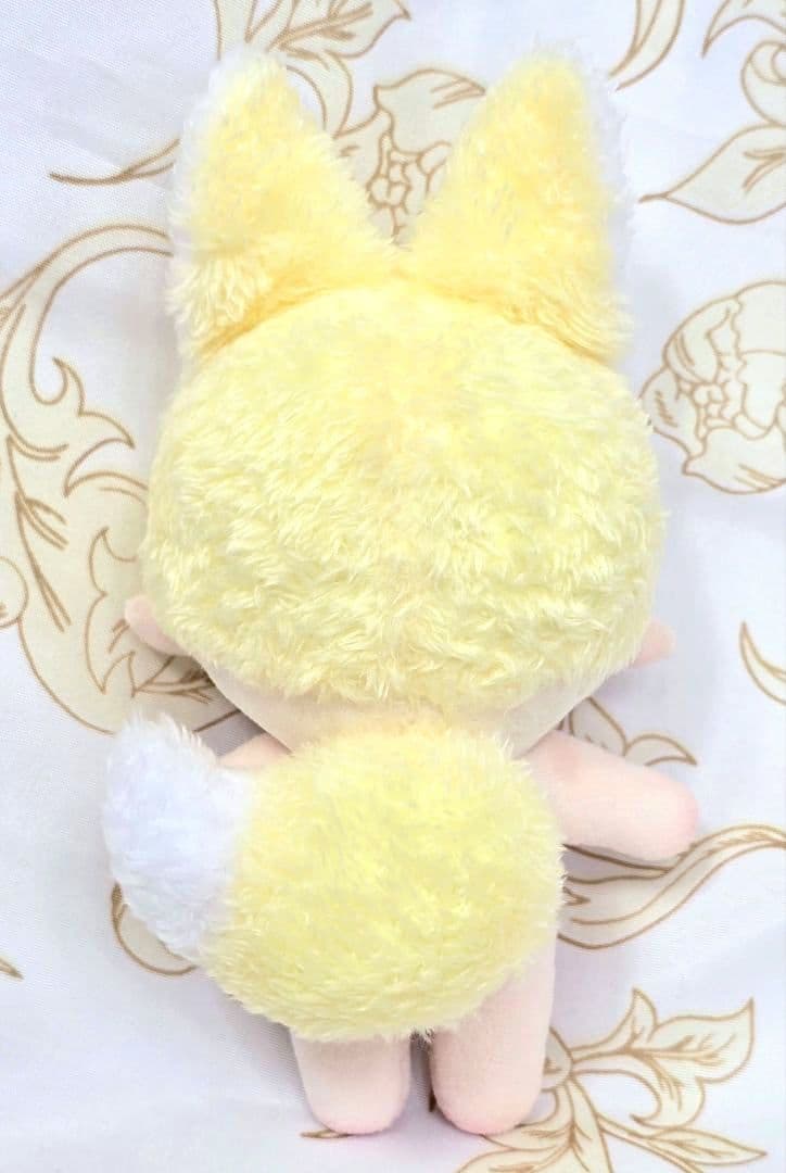 自作 無属性 ぬいぐるみ 骨入り お狐くん 10cm