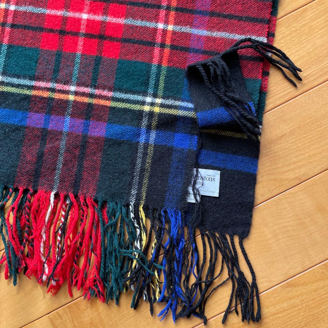 【難あり】Johnstons of Elgin ♦︎カシミヤ 大判ストール