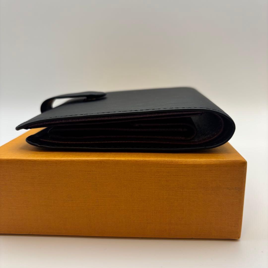 【大人気☆美品】ルイヴィトン エピ 二つ折り 財布 黒