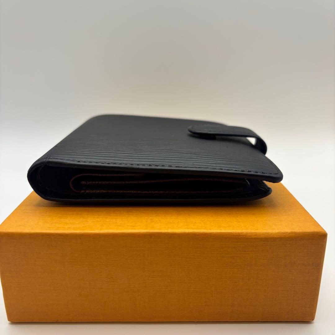 【大人気☆美品】ルイヴィトン エピ 二つ折り 財布 黒