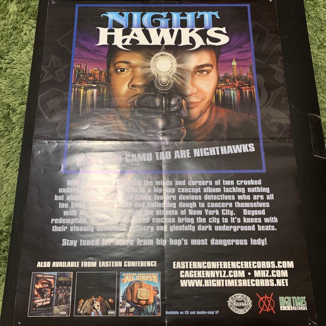 NIGHT HAWKS POSTER ポスター CAGE CAMU TAO レア
