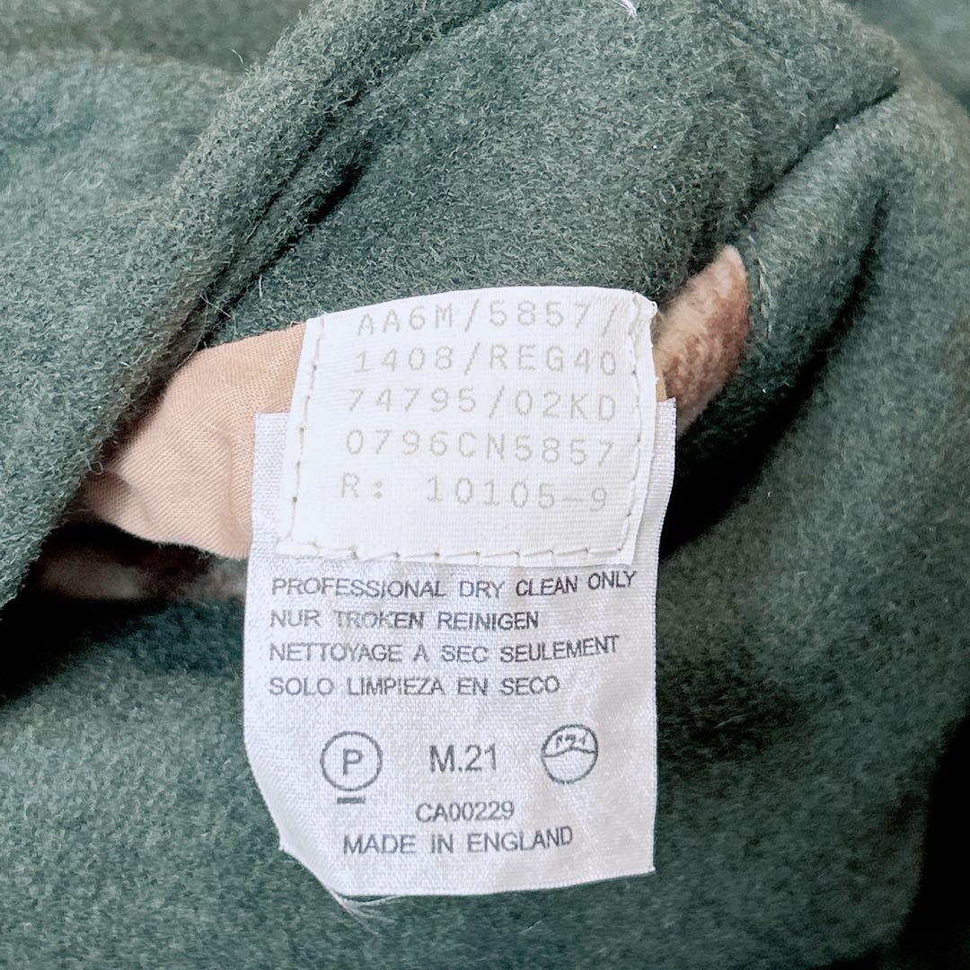 Aquascutum ダッフルコートREG40 英国製ウール ダークグリーン