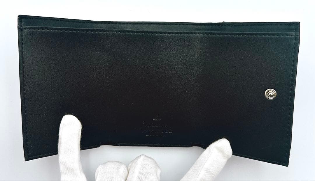 【新品✦最強】Vivienne Westwood ミニ財布 型押し 黒 超人気