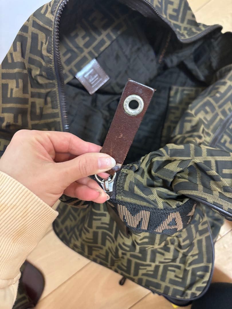 Fendi ボストンバッグ ズッカ柄