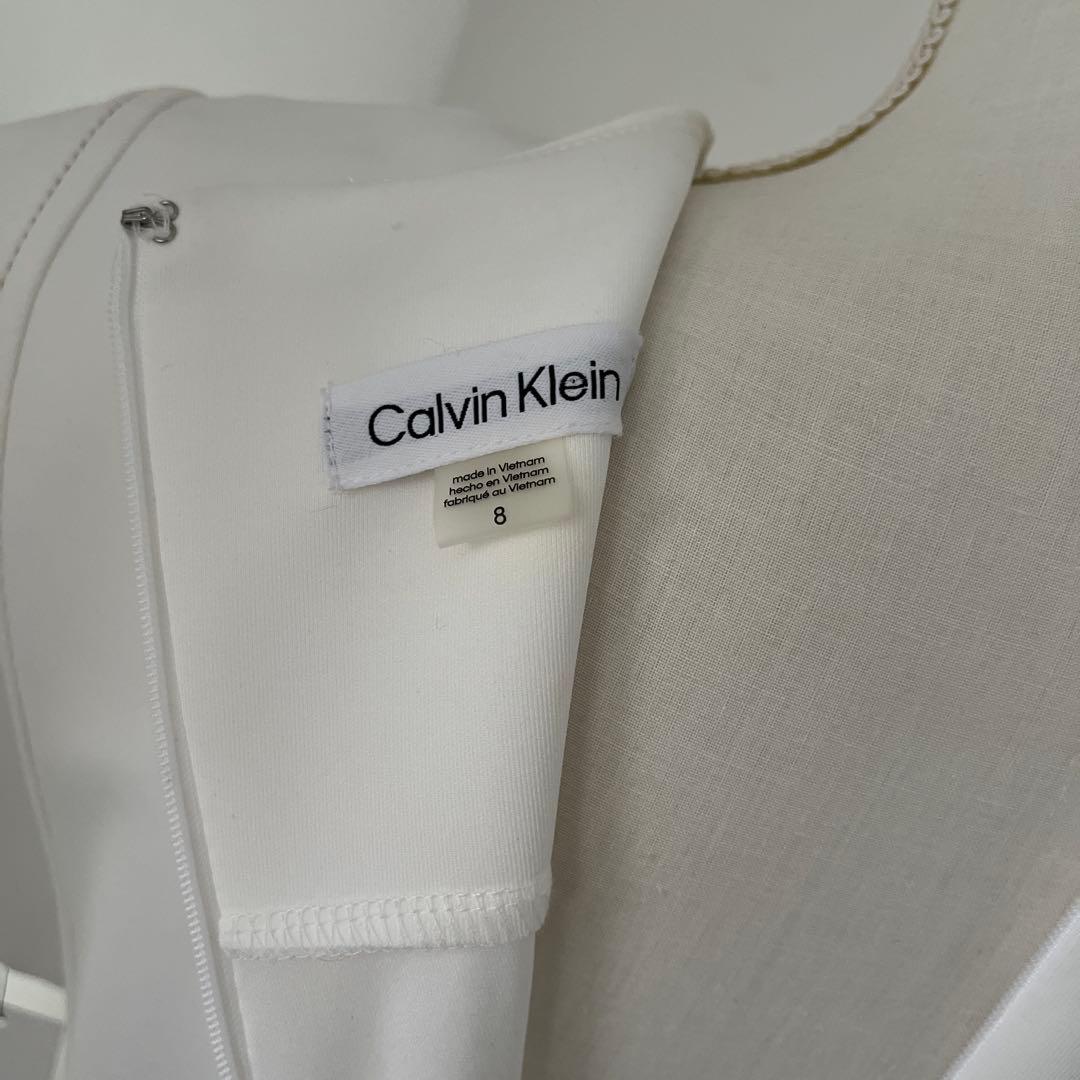 【新品】  カルバン・クラインノースリーブワンピース L