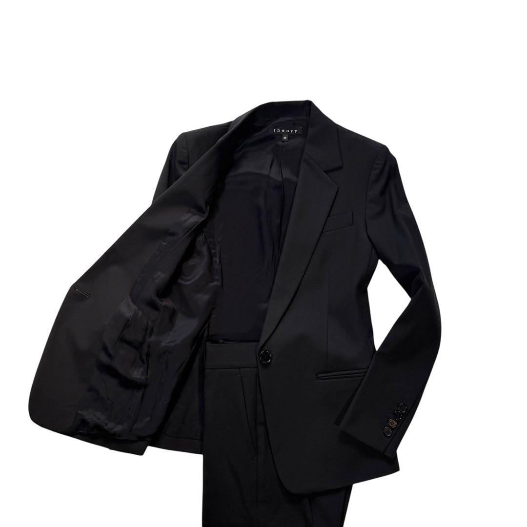 美品 Theory Tailor Gabe.N セットアップ 00 ブラック