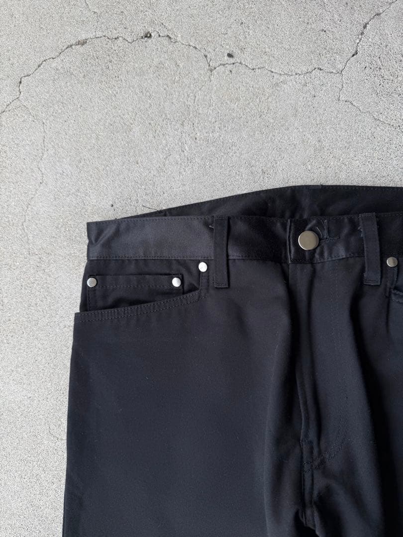 パンツ LITTLEBIG 19SS Black Straight Trousers