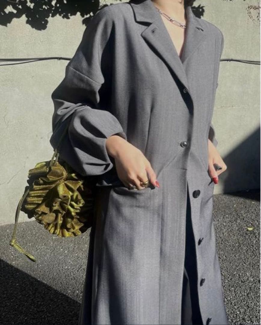 shop様 2WAY HERRINGBONE JACKET DRESS