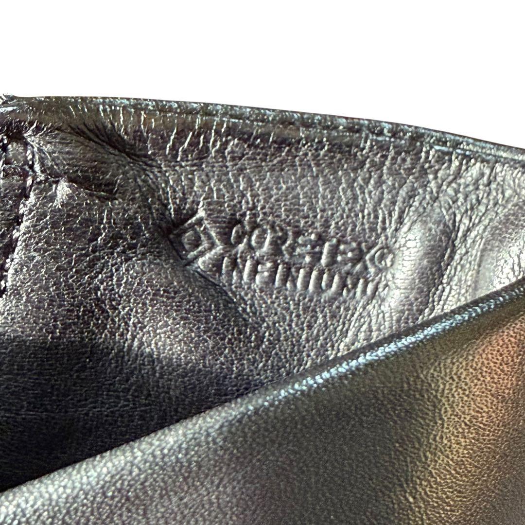 ecco ✨ レザーショートブーツ ゴアテックス 黒 サイドジップ23.5cm