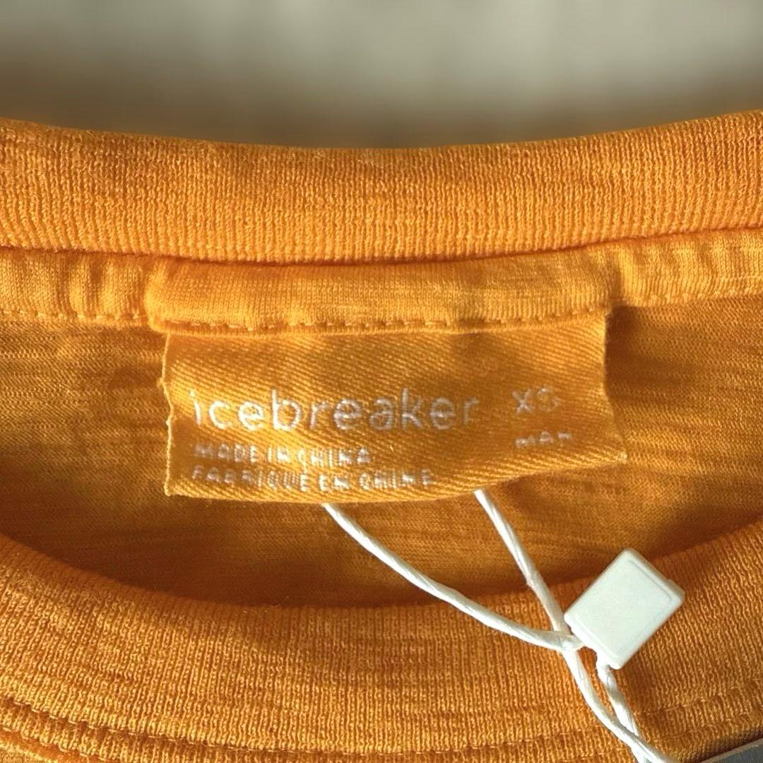 未使用　icebreaker メリノウール100% Tシャツ　陳皮
