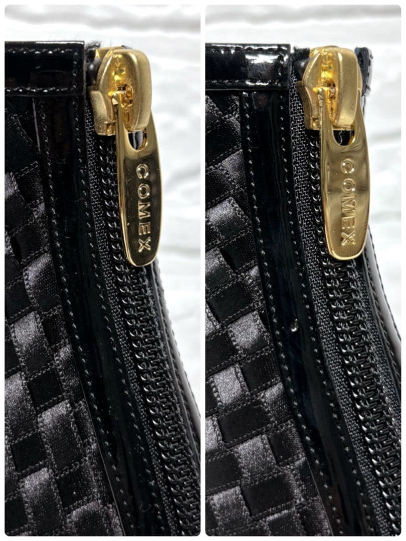 【新品・未使用】COMEX コメックス/12cmハイヒールショートブーツメッシュ