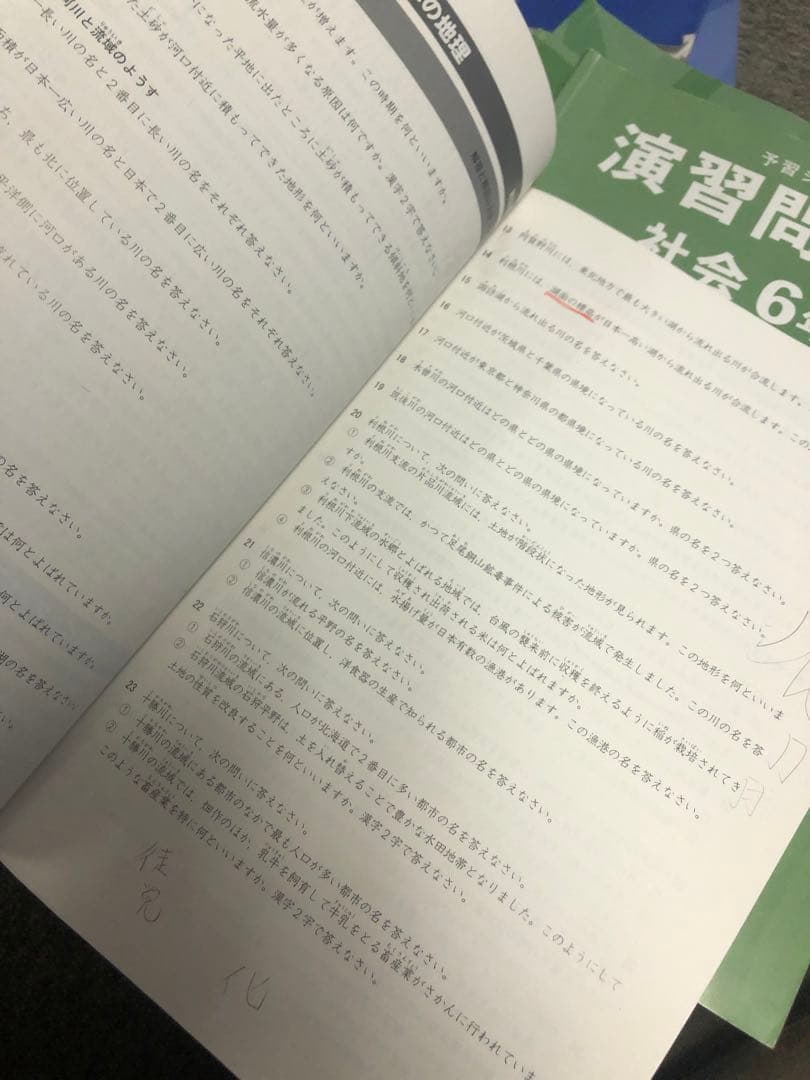 改訂新版　2023年度　四谷大塚 ６年予習　難関校 /実力/漢字/計算他　中古