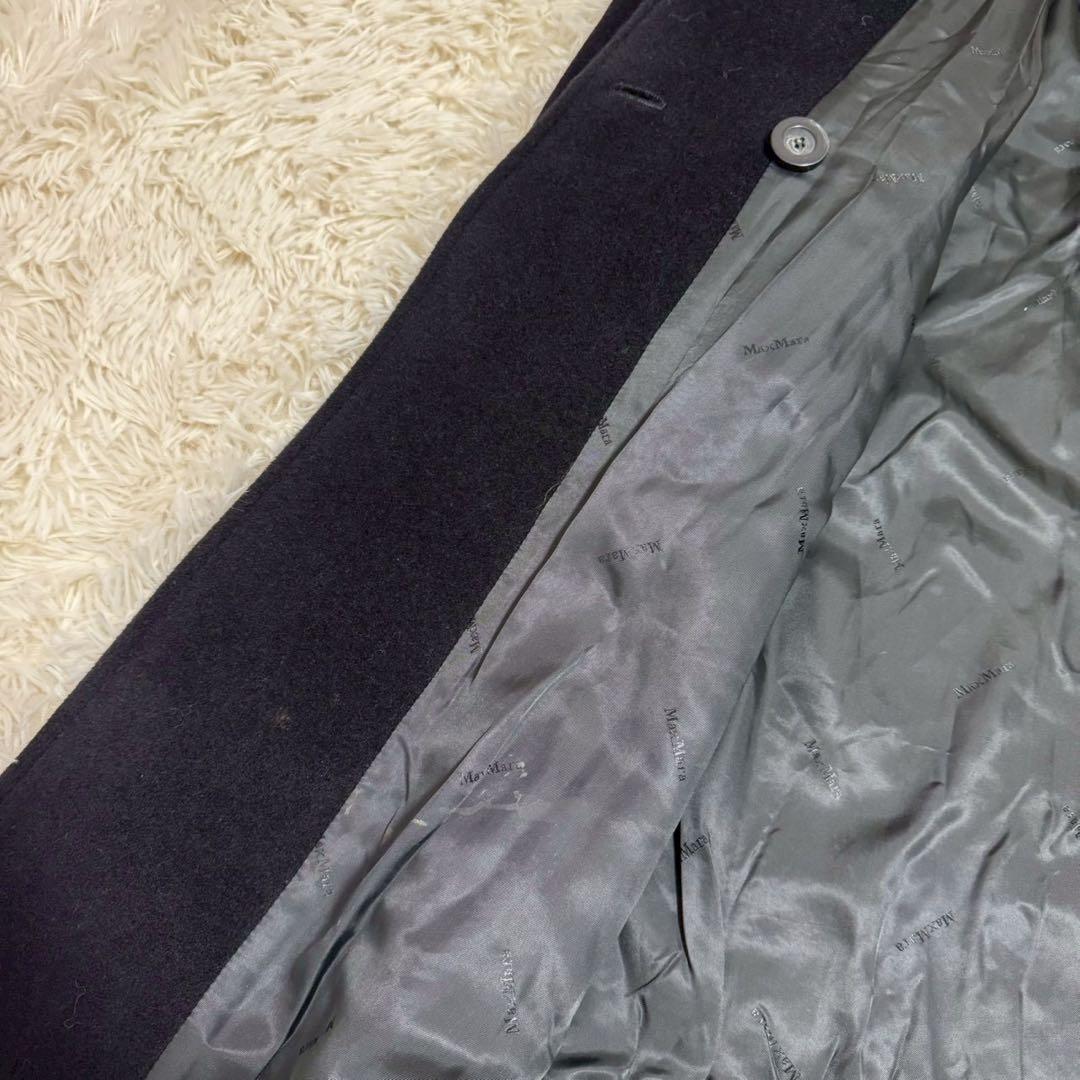 MaxMara ロングコート ブラック 42 キレイめ オフィス 上品 大人