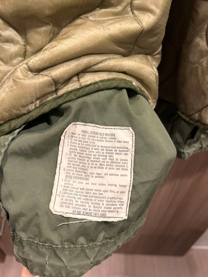 米軍実物 M-65フィッシュテールパーカ フルセットXS モッズコート菅田将暉着
