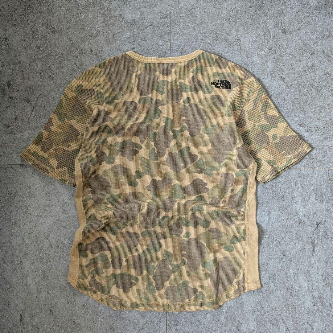 THE NORTH FACE ノースフェイス サーマル カモフラ 迷彩 Tシャツ