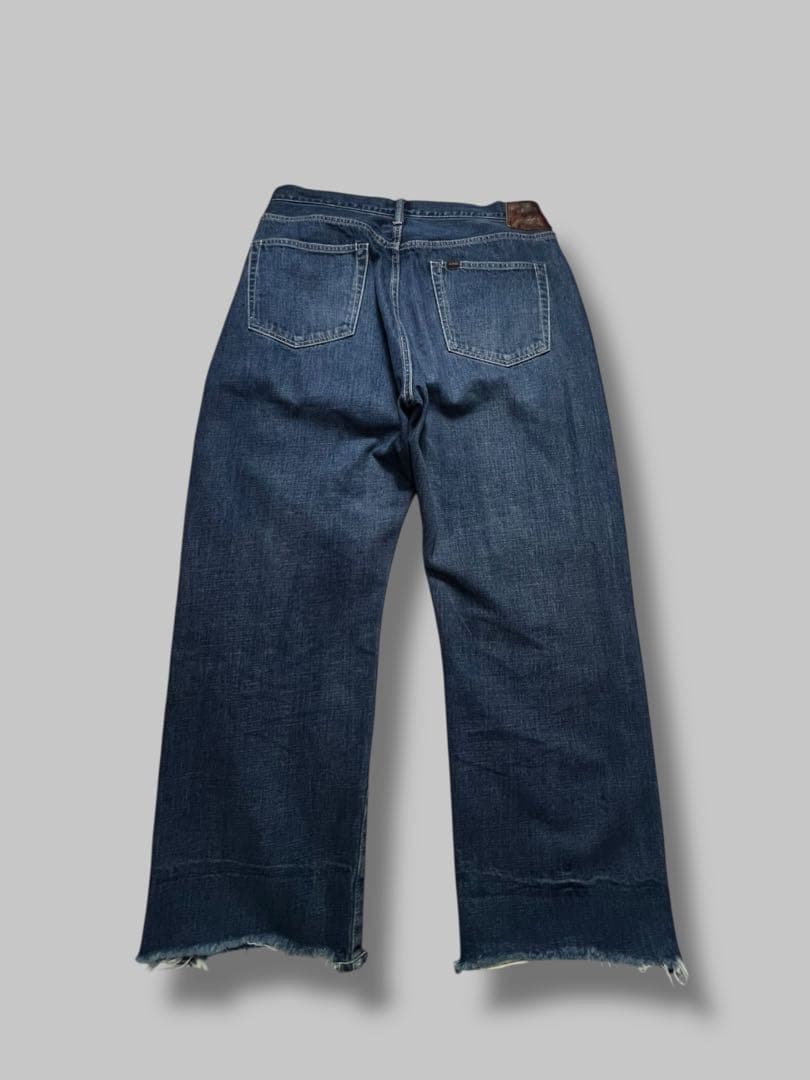 chimala ADJUSTABLE WIDE TAPERED ダメージ デニム