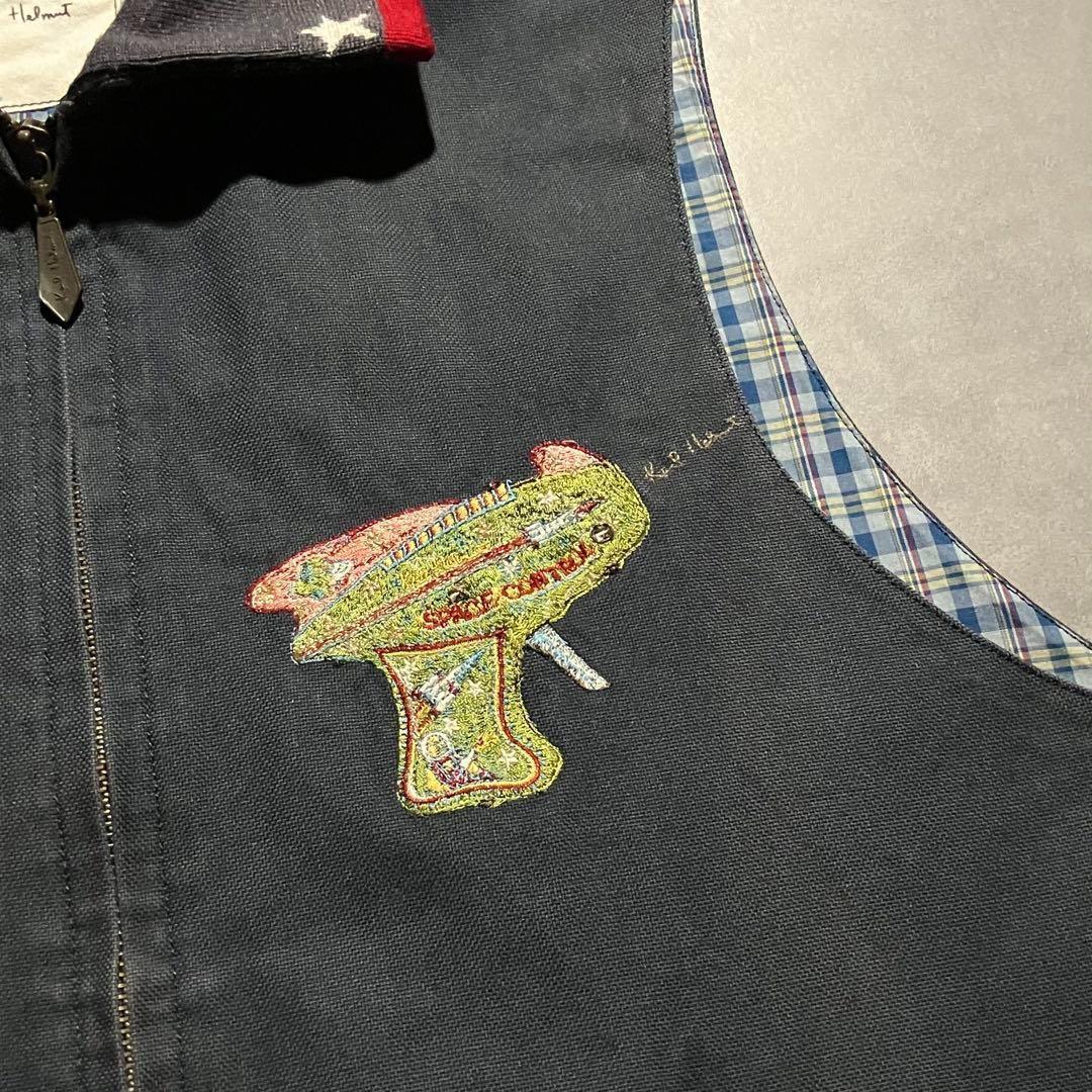 トップス Karl Helmut archive patch logo vest y2k