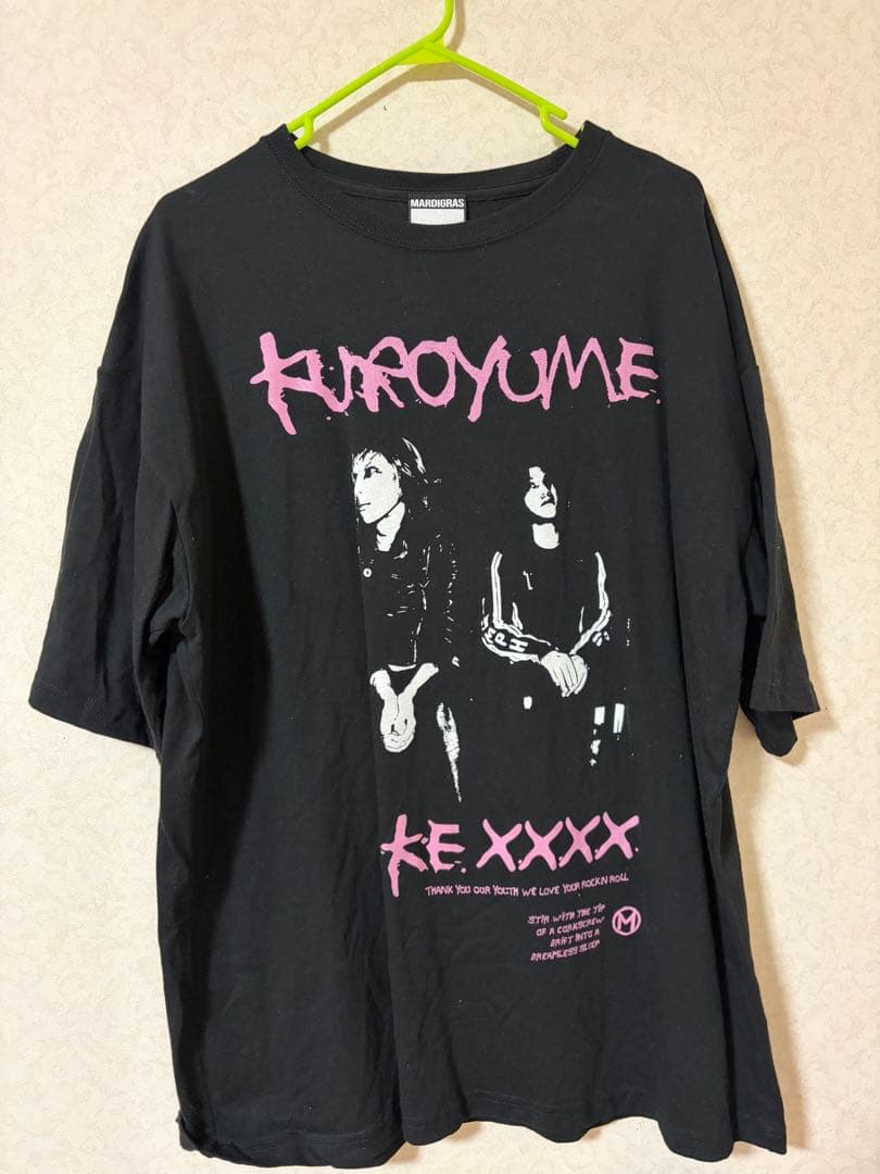 黒夢 Big Silhouette Tshirts PHOTO XXXX