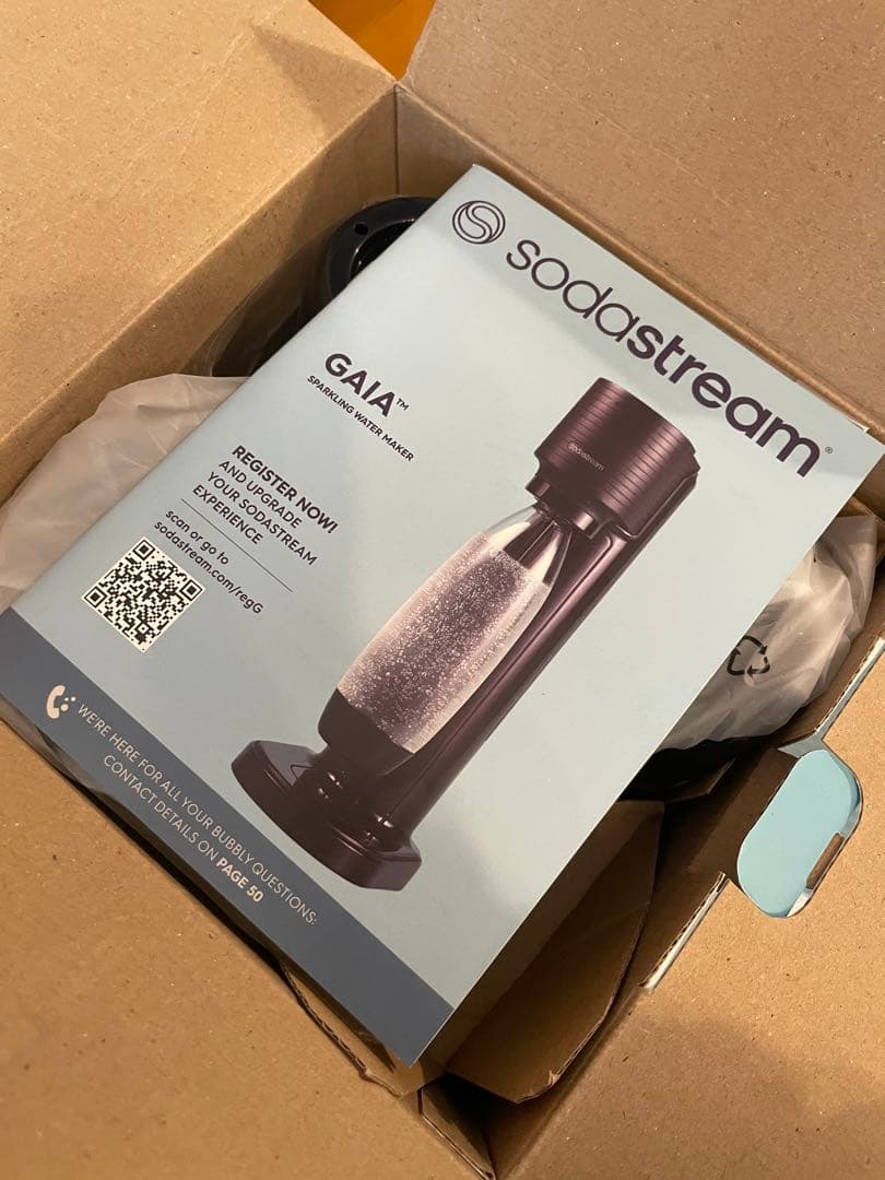 【新品未使用】SodaStream GAIA 炭酸水メーカー ブラック