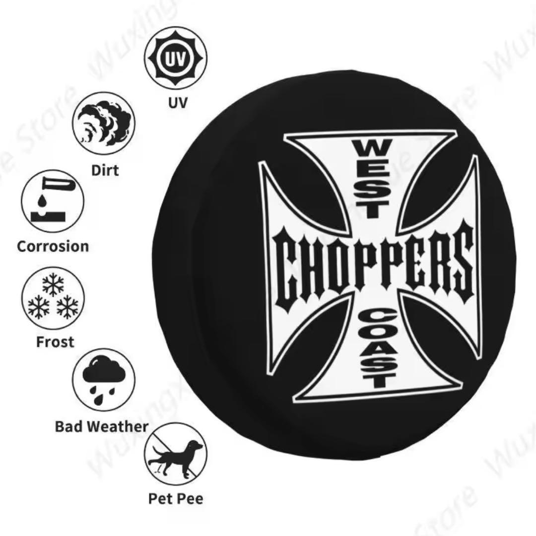 WEST COAST CHOPPERS +スペアタイヤカバー/15インチ