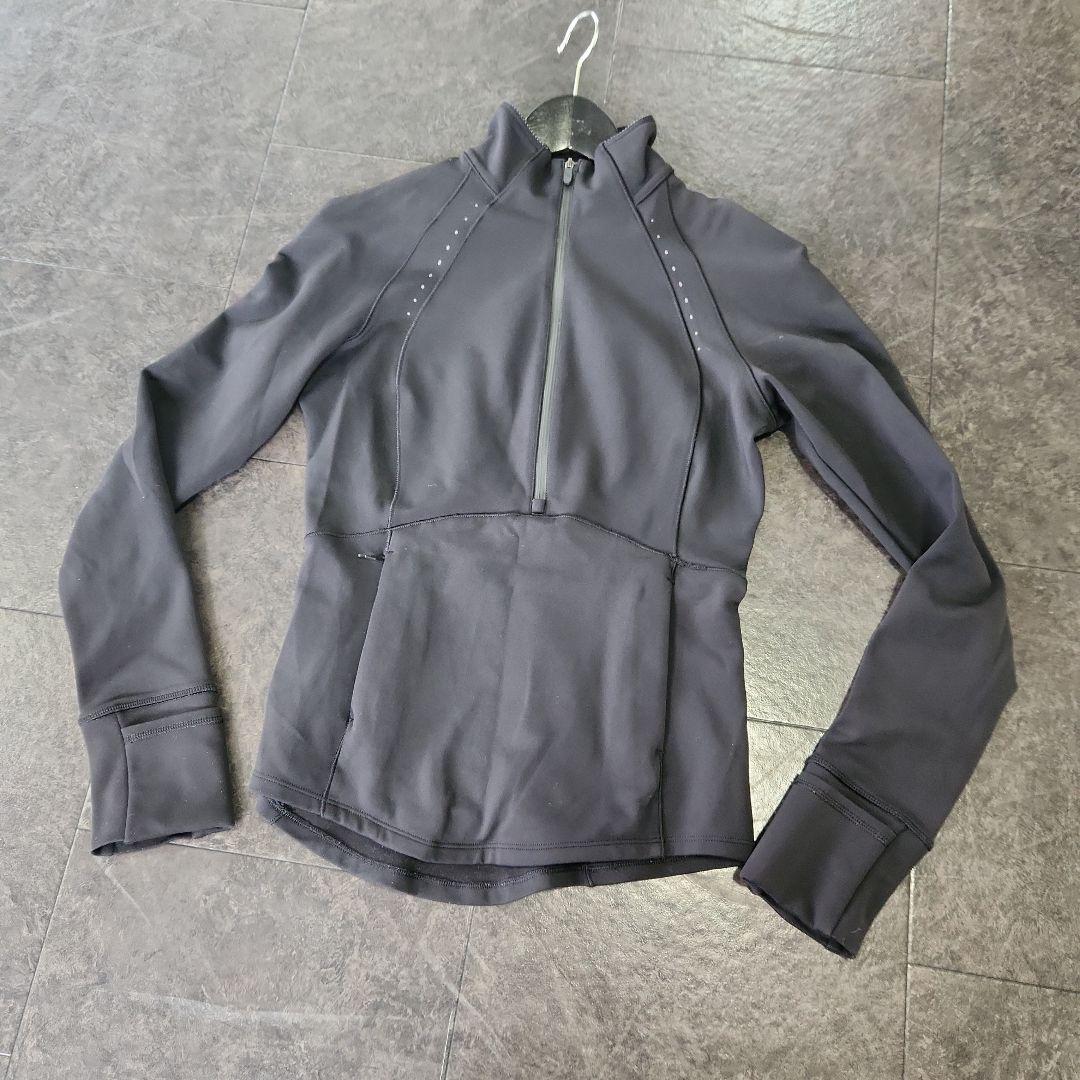 cb.jルルレモン ランニングウェア ハイネック 黒4 lululemon