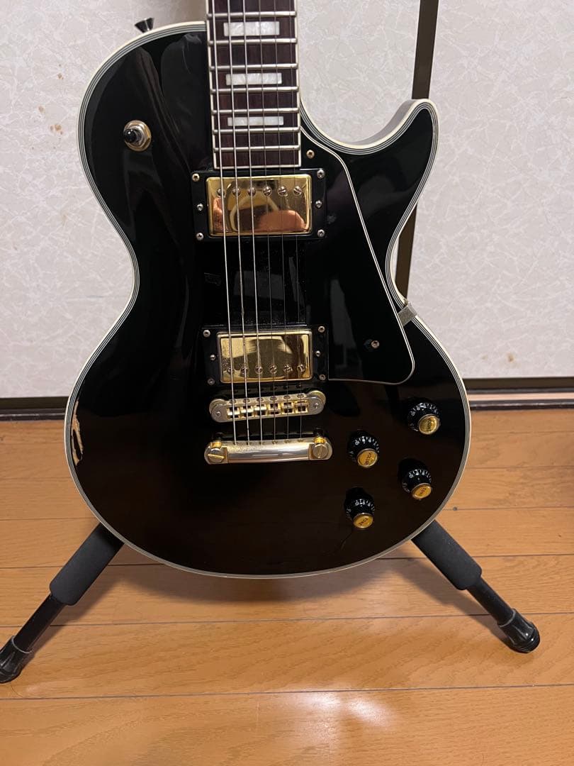 レスポールカスタム Gibsonロゴ(burny製)