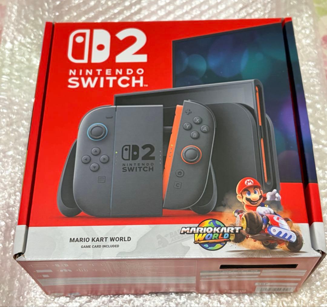 【新品】多言語NintendoSwitch2 (海外版)マリオカートワールド付き