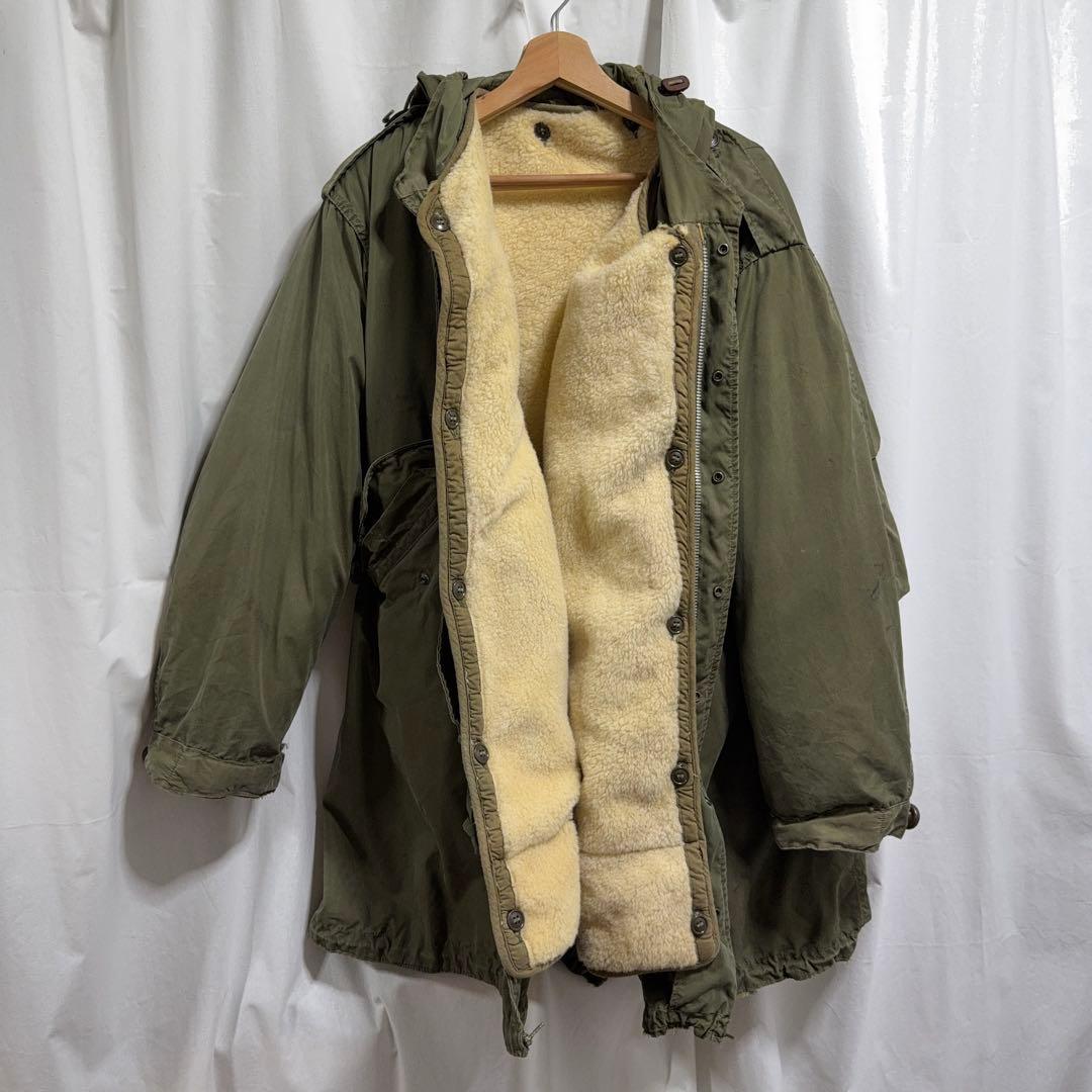 1950s アメリカ軍 M51 モッズコート 実物美品 パイルライナー付