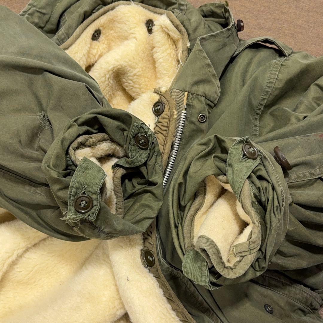 1950s アメリカ軍 M51 モッズコート 実物美品 パイルライナー付