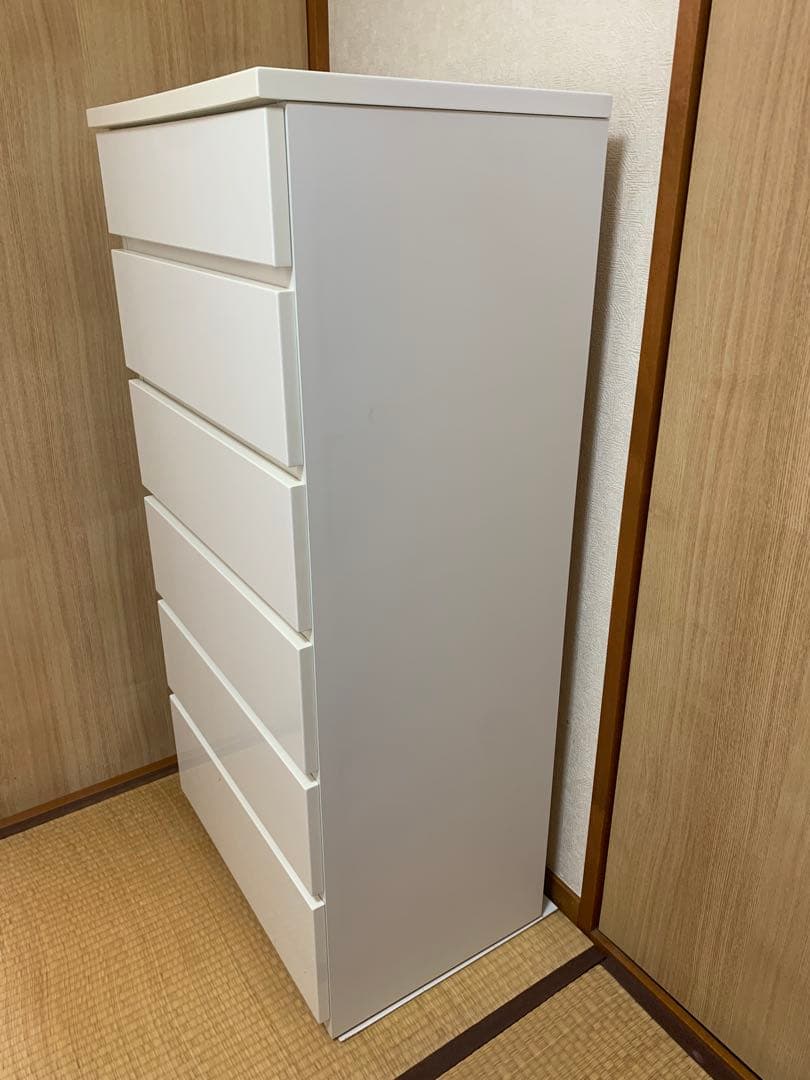美品！ニトリ　ハイチェスト（フォウ 60WH 6段）