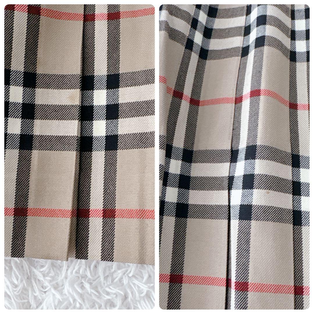 BURBERRY バーバリーズ プリーツスカート ノバチェック Aライン 90s