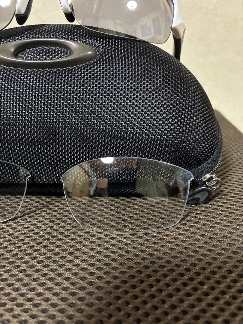 Oakley FLAK JACKETスポーツサングラス ホワイト/グレー