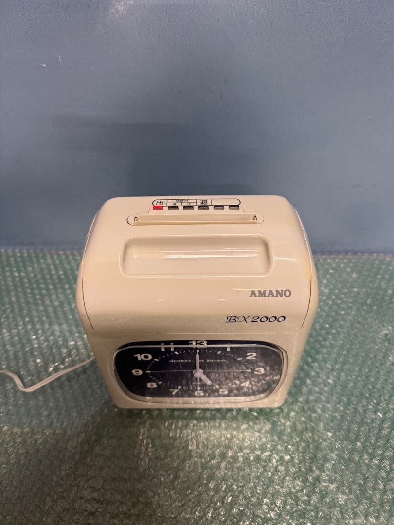 AMANO製　電子タイムレコーダーBX 2000、 卓上設置