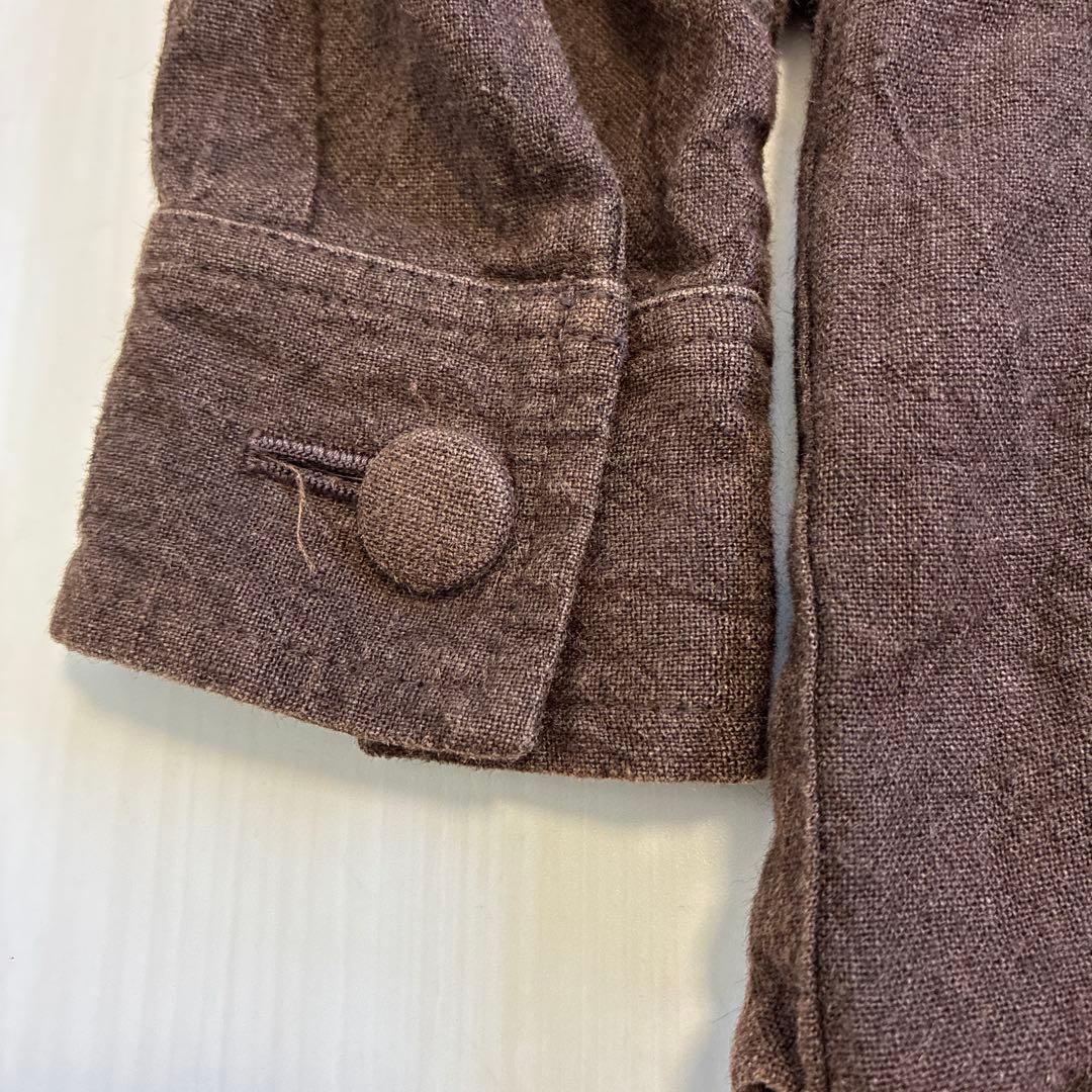 ブランド古着！日本製 BROWN by 2-tacs リネン×ラミー ジャケット