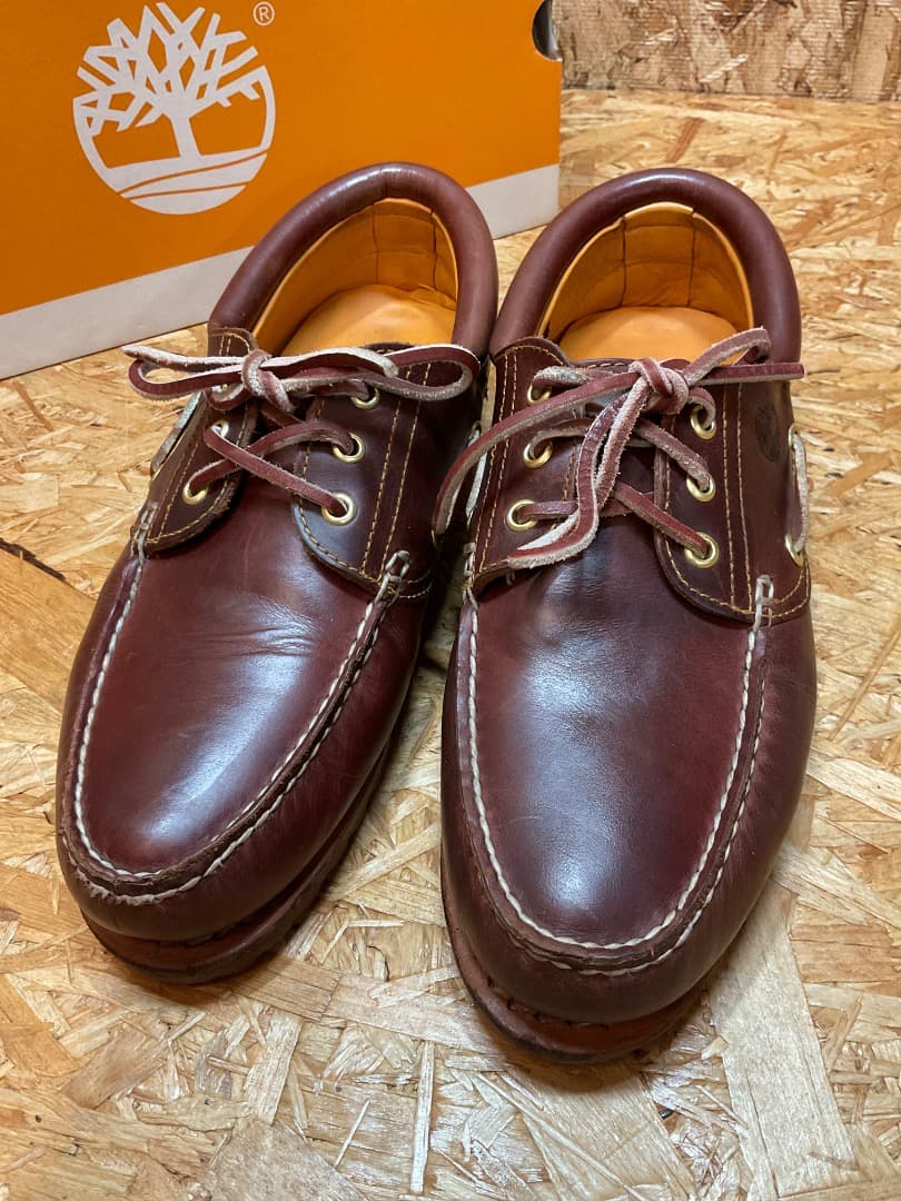 ティンバーランド 50009 3EYE LUG BOAT SHOE バーガンディ